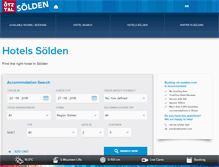 Tablet Screenshot of hotels-soelden.com